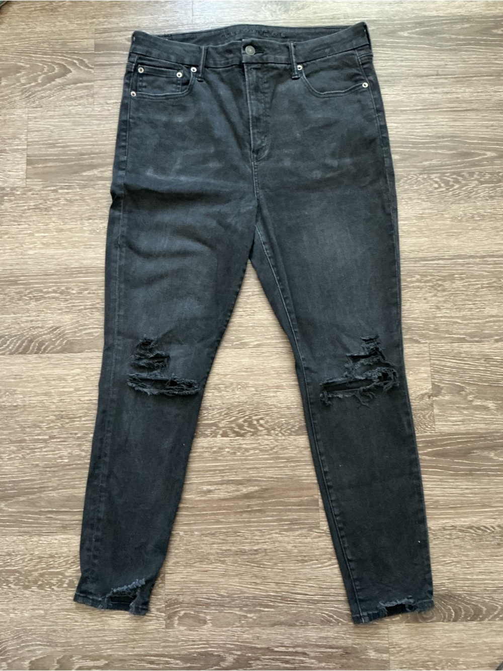 Women's Black Super High-Rise Jeans
